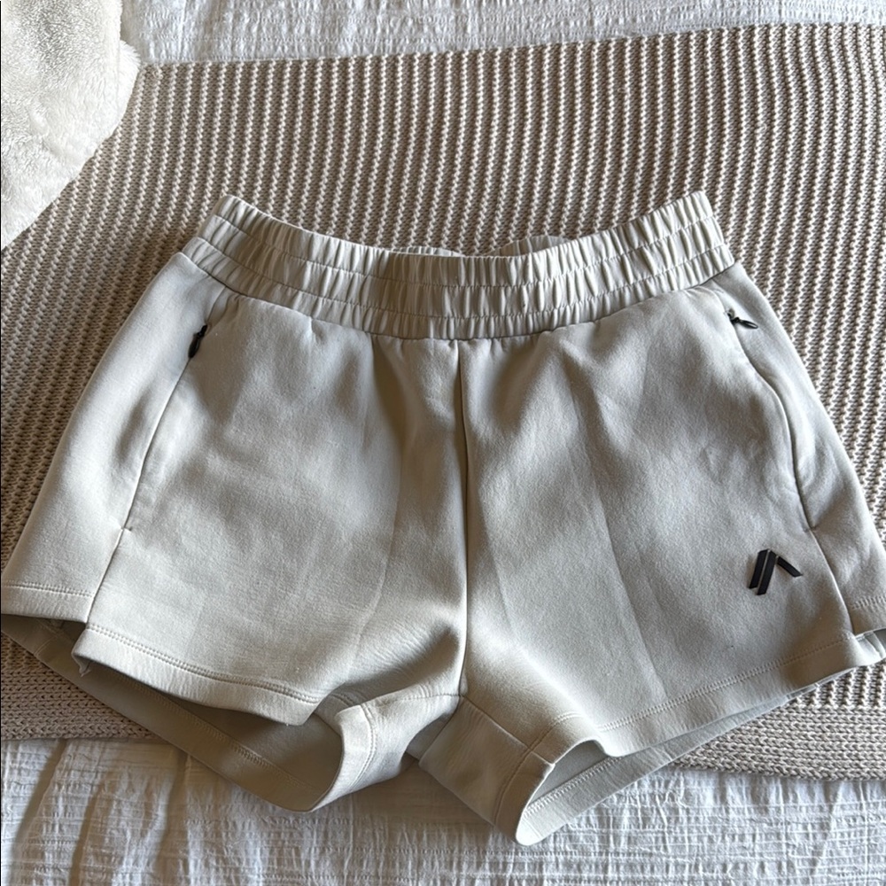 Women's Cream Cozy Shorts